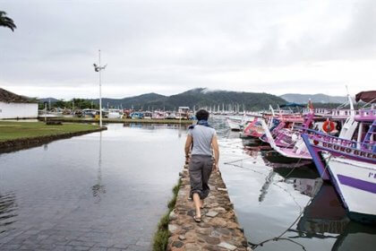 THE BRIDGE OF WINDS IN PARATY, BRAZIL, DECEMBER 2016